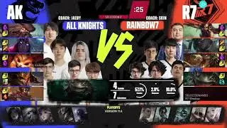 GAME 3All Knights vs Rainbow7 Game 3 Cuartos de Final Highlights Liga LLA 2021
