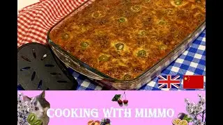 Cheese scalloped potatoes and minced meat sauce / 芝士扇贝土豆和肉末酱