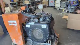 Wisconsin 4 Cylinder 35 HP Gasoline Engine W4 1770 Air Cooled Only 638 Hours!