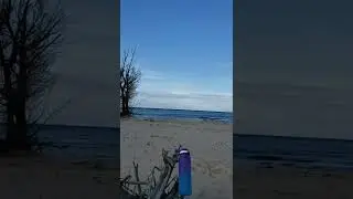 Where the Ocqueoc River meets Lake Huron