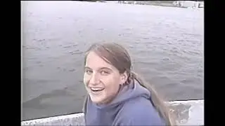 girl catches 1st bluefish on Connecticut River and a epic battle ensues. @judd0112