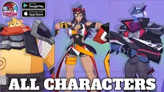 All Characters, Skins and Gameplay - OMEGA STRIKERS [Android/IOS]
