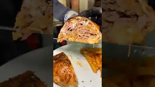 D&ouml;ner Kebab Turned Into a Burger 🍔🔥 | Turkish Street Food Remix