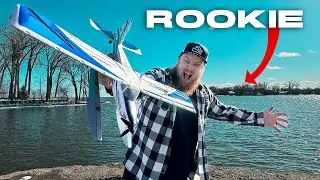 UMX Turbo Timber Evo Float Flying Vs Rookie!