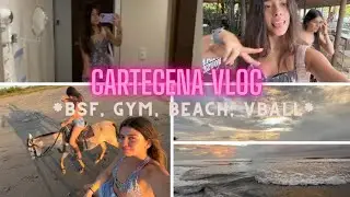 Cartagena Vlog 2025 | *Bsf, gym, beach, volleyball, horse riding, all inclusive hotel 