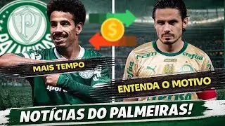 BOMBA! PALMEIRAS RENOVA VEIGA ATÉ 2028 E JÁ ENCAMINHA EMPRÉSTIMO! + LUIGHI DE SAÍDA