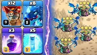 NEW BEST TH14 Electro Dragon Attack Strategy Guide in hindi | Town Hall 14 Attack Strategy | coc