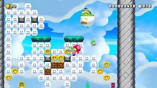 Super Mario Maker 2 - #184 S1 - mecha jr boss fight by rj the 2nd