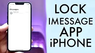 Как заблокировать iMessage на iPhone с помощью пароля!