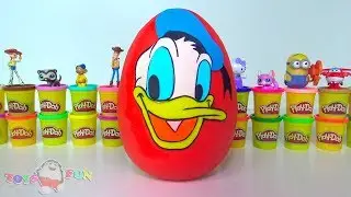Donald Duck &Uuml;berraschungsei aus Spielknete Toybox LPS Figur Melody Pops Mighty Beanz Mickey Schach
