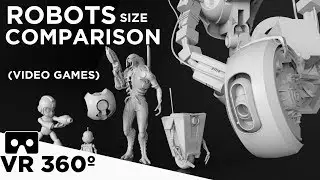 Video game ROBOTS in perspective | VR 360