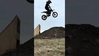 Huge gap on my Tuttio Soleil 01 #crazy #cool #bmxplus #ebike ##fun #gap #emoto #bikelover #bikelife