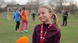 Девочки-футболистки. Серебряные призёры чемпионата Молдовы
