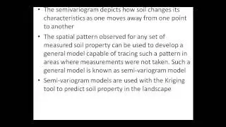 Module 1 &ndash; Introduction to Digital Soil Mapping
