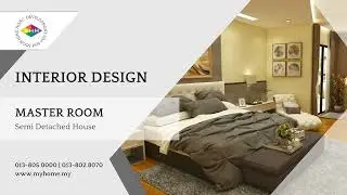 3D Interior Design: Semi Detached House Master Room for Future Renovation by SHHD Contractor Kuching