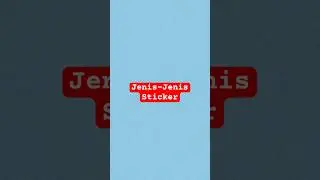 Jenis-Jenis Sticker