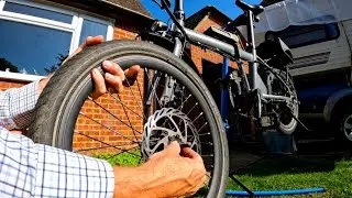 Fixing the wheel bearings on my Estarli 20.7 folding ebike