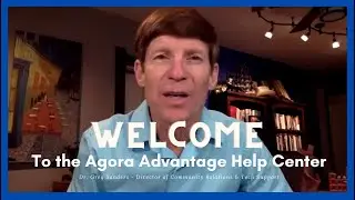 Agora Advantage Help Center Welcome Video - Support Options