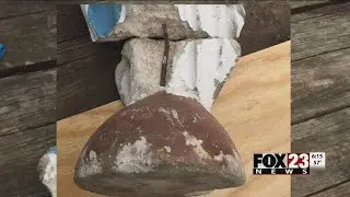 Vandal uses Virgin Mary statue to damage Tulsa church