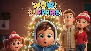 WOW! Christmas Surprise for Kids 🎄🎁 | Cute Family Christmas Cartoon