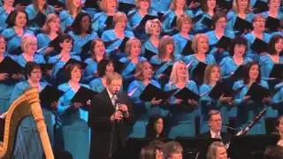 The Mormon Tabernacle Choir sings 
