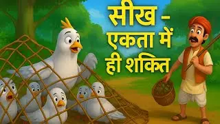 एकता की ताकत | Panchatantra Ki Kahani |  कबूतर और चूहा की कहानी | Unity is Strength