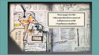More pages for the #inkstainedarchives journal- A collaboration with  ⁨@SunflowersAndDors⁩  ​