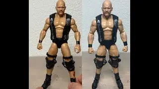 Stone Cold Steve Austin Custom Figure - Customizing Live - Swapping Parts