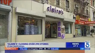 Claire's closing nearly 300 stores