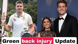 Cam Green Back injury Update in Australian Cricket awards | Cam Green reaction on injury WTC Finals