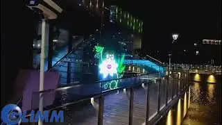 Transparent outdoor Glass display