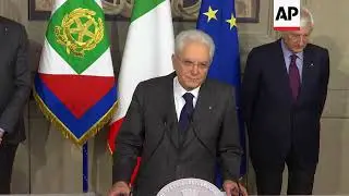 Italian president says no progress in talks to form new government