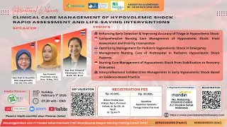 INTERNATIONAL WEBINAR CLINICAL CARE MANAGEMENT OF HYPOVOLEMIC SHOCK FEB 01, 2026