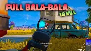 FULL PLAYER BALA BALA LUCU!! 18 KILL PUBG PC Erangel