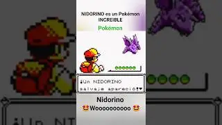NIDORINO es un Pok&eacute;mon INCREIBLE... 👌😲😲 Pok&eacute;mon Amarillo #pokemon #shorts