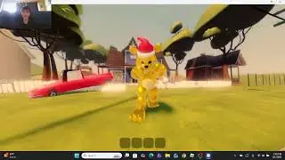 playing fast fredbear in hello nighber