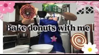 First time baking donuts kinda nervous.. (short video of me baking donuts) 