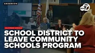 Anderson School District to leave Community Schools Program over Grant Obligations