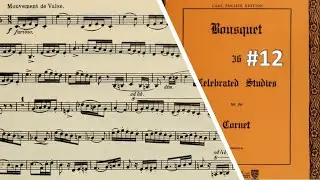 🎺🎺🎺 [TRUMPET ETUDE] BOUSQUET 36 Celebrated Studies for the Cornet - #12 por Helder Passinho Jr.