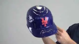 David Wright Autographed New York Mets Batting Helmet - MLB Holo & JSA/SM