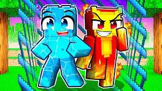 Minecraft'ta Elemental Olarak Dünya Sınırında Hayatta Kalma Filmi! 😨