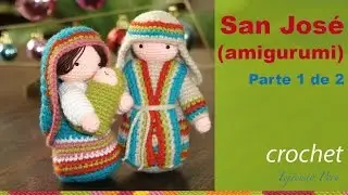 San José tejido a crochet (amigurumi)  Parte 1 de 2