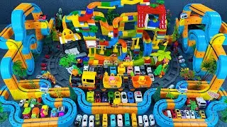 17 minutes of satisfying Roller Lego tracks and magnetic tracks  toy ASMR | Toy