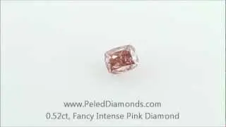 Fancy Intense Pink Diamond, 0.52 carat