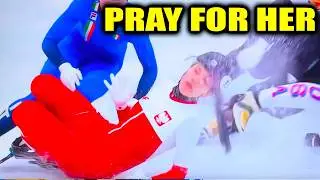 Камила Селье получила травму: польская конькобежка получила порез на глазу коньком | Женский конь...