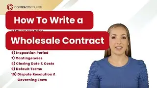 How to Write a Wholesale Contract [8 Easy Steps to Follow]