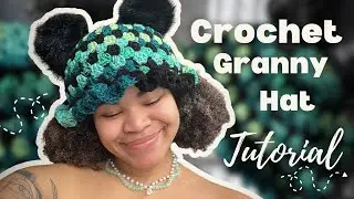 Crochet Granny Hat TUTORIAL | HopieDopeOfficial