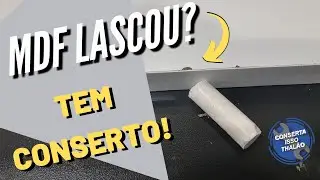 Como reparar MDF lascado na beirada? Simples e barato!