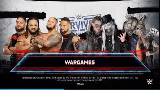 Bloodline 2.0 VS The Wyatt Sick6 At WARGAMES! WWE2K25 