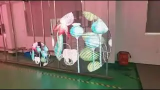 Visualpower transparent round shape led display